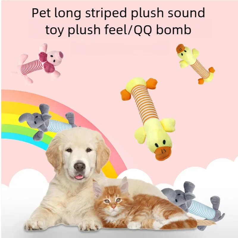 Best Pet Supplies Dog Toy Cute No Stuffing Duck with Soft Squeaker Fun for Indoor Puppies Senior Pups Plush No Mess Chew Play