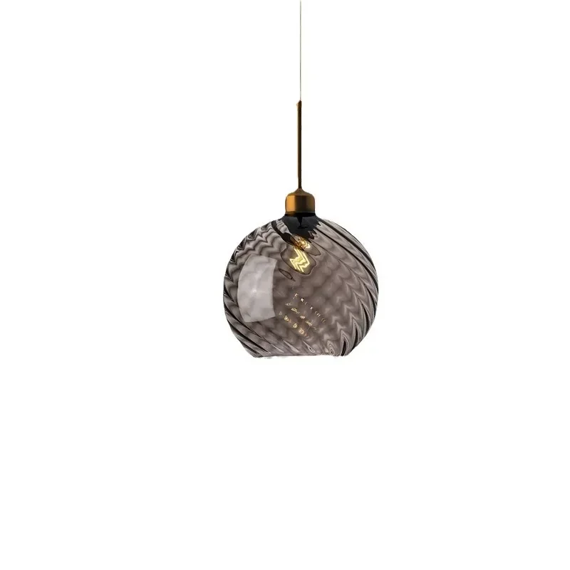 Contemporary Glass Pendant Chandelier - Versatile Light for Bedroom Bar Kitchen Dining Area - Modern Lighting Fixture