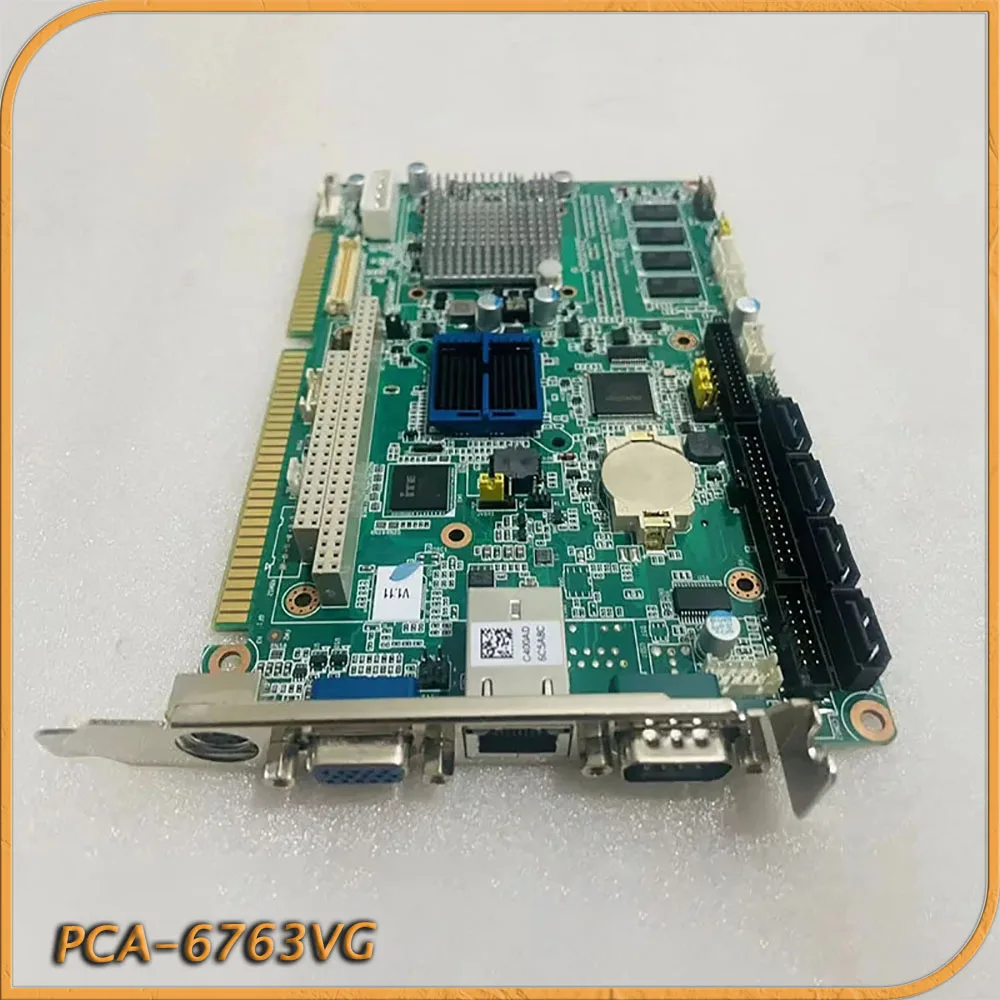 

PCA-6763VG1602E-T REV.A1 Low-power Embedded Industrial Motherboard ISA half-length Card PCA-6763VG