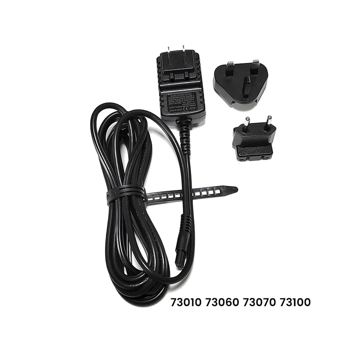 Adaptador de carregador para 73010/73060/73070/73100/ 73135 barbeador elétrico máquina de cortar cabelo acessórios de substituição plugue da ue-ABPX