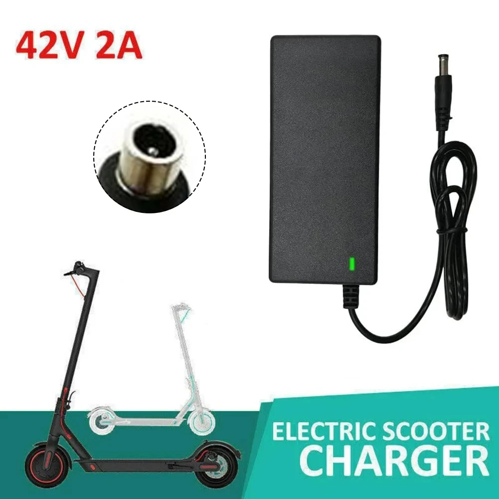 Brand New Power Adapter AC 100-240V Black DC 42V 2A Electric Scooter Accessories US/ EU/ UK Plug For 24-36v Lithium Battery image 3