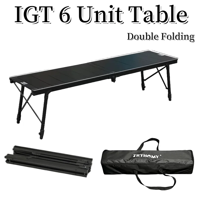 キャンプ IGT テーブル IGT 6 ユニットテーブル軽量アルミ合金テーブル