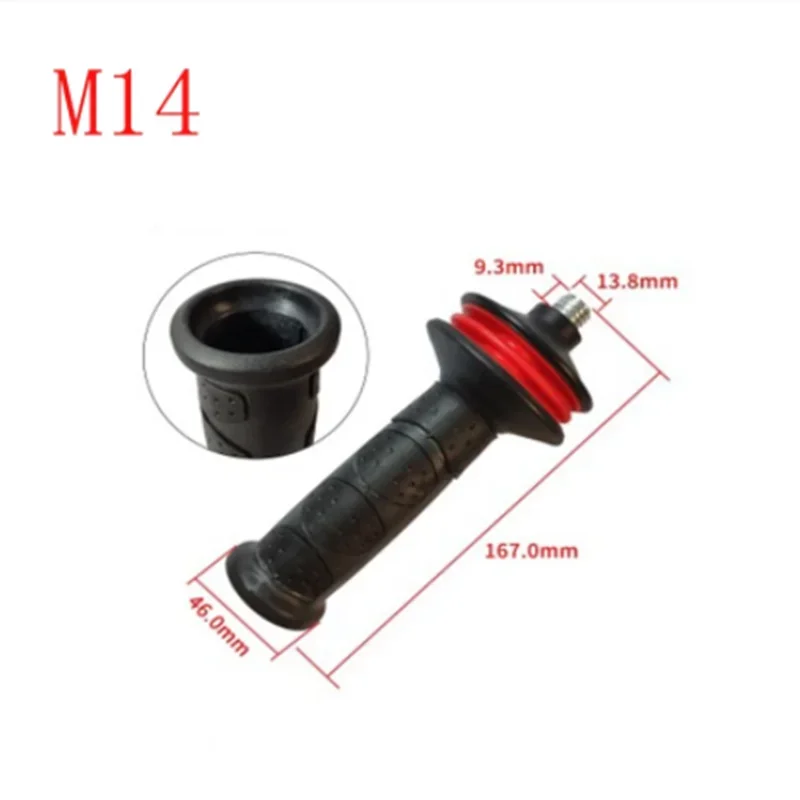 M8 M10 M12 M14 Side Handle Vibration Handle Replacement for BOSCH GWS20-180 GWS20-230 180mm 230mm Angle Grinder Auxiliary Handle