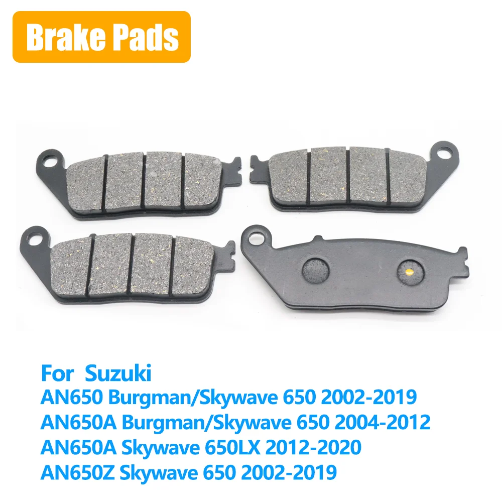 For Suzuki AN650 AN650A Burgman Skywave 650 Motorcycle Accessories AN650A AN650Z Skywave 650 650LX 2002-2020 Front Brake Pads