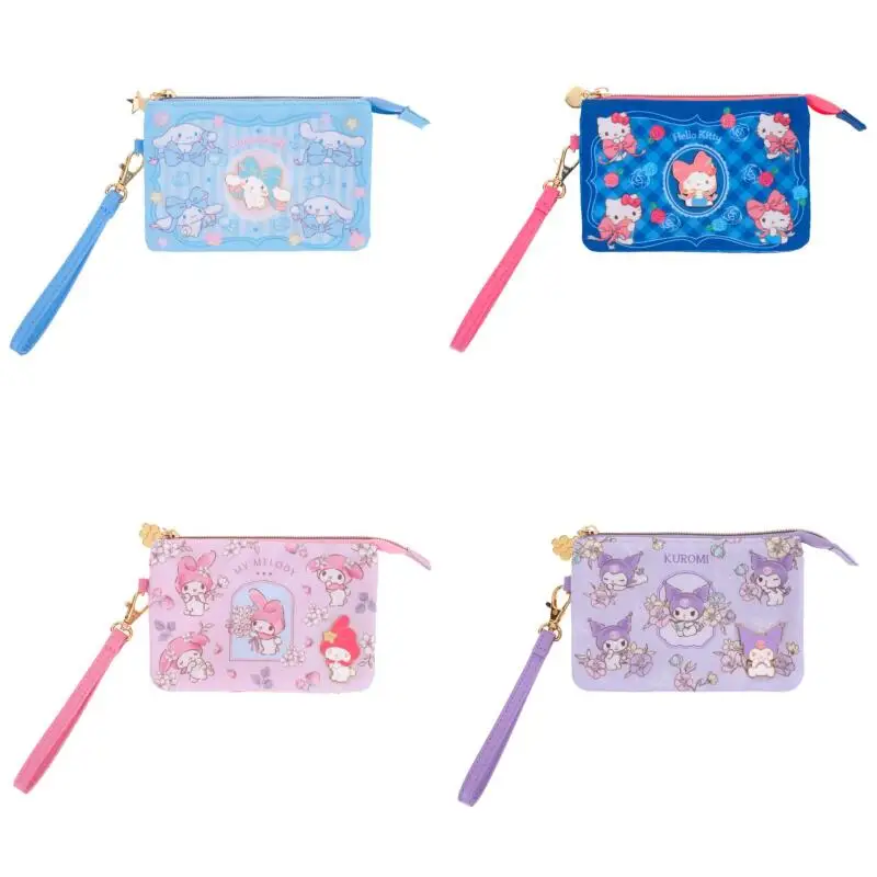 

Kawaii Cinnamoroll Hello Kitty кошелек для монет креативный мультфильм My Melody Kuromi сумка для хранения подарок на день рождения для девочек периферийные устройства