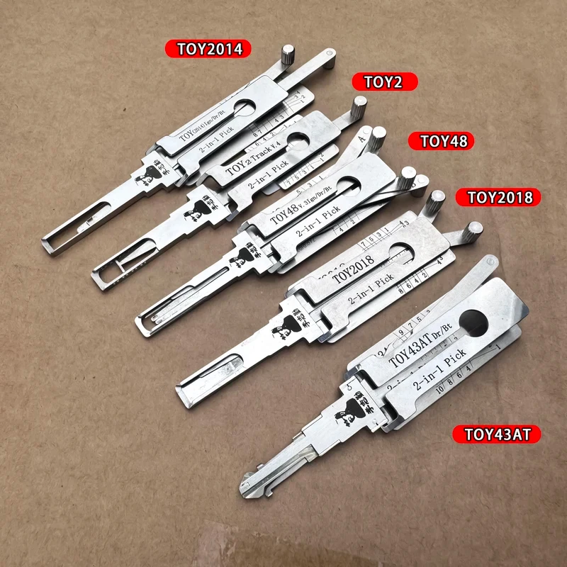 LISHI 2IN1 SS001 SS002PRO KW1 KW5 SC1 SC4 Dekoder Narzędzie do Otwierania Zamków Narzędzia dla Ślusarzy