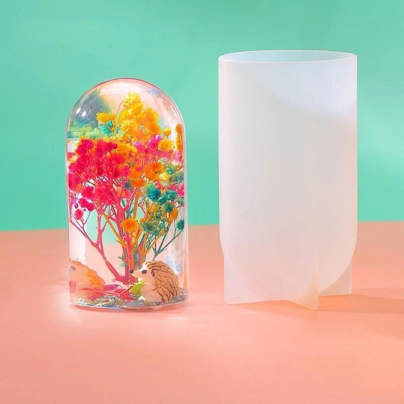 

Light Resin Silicone Mold Light Resin Mold Round Mold for DIY Desktop Ornaments