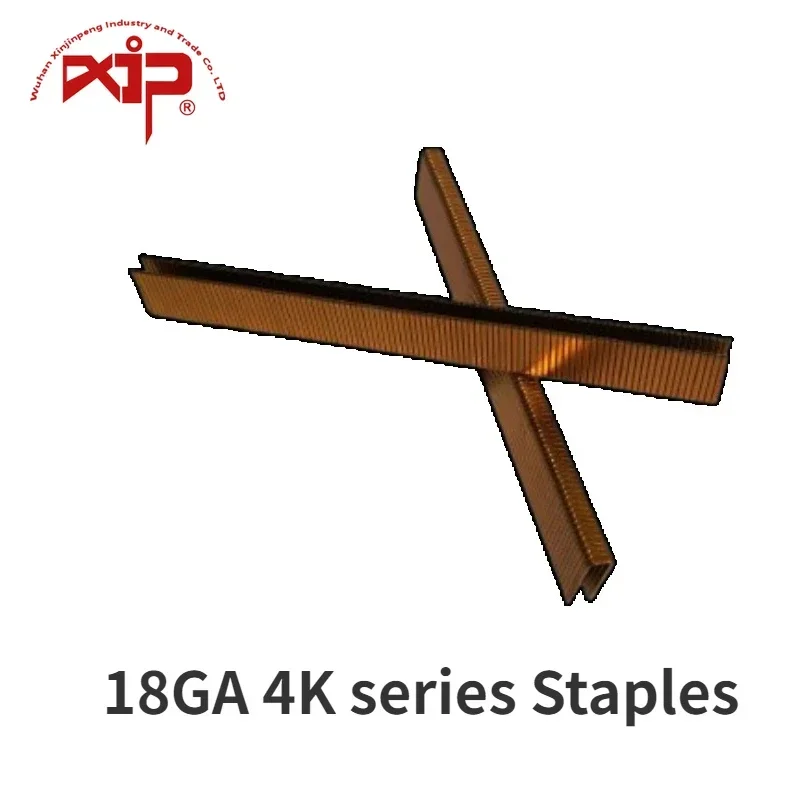 

Staples 18 Gauge Staple Pins Medium Wire Sofa Pin Industrial High Hardness Golden Tack Woodworking U-Type for Nail Gun 440K