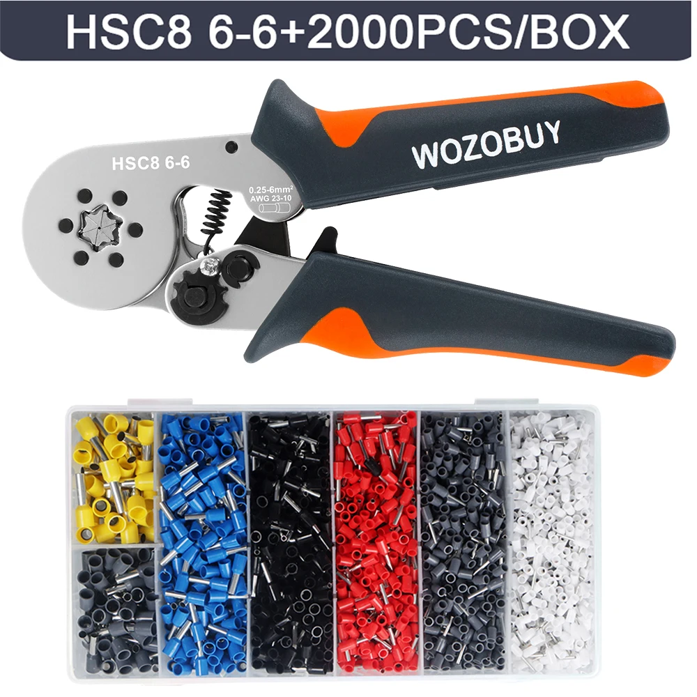 Beentje Krimptang HSC8 6-4/6-6 Elektrische Crimper Tang Voor Draad End Crimp Buis Terminals elektrische Circuit Reparatie