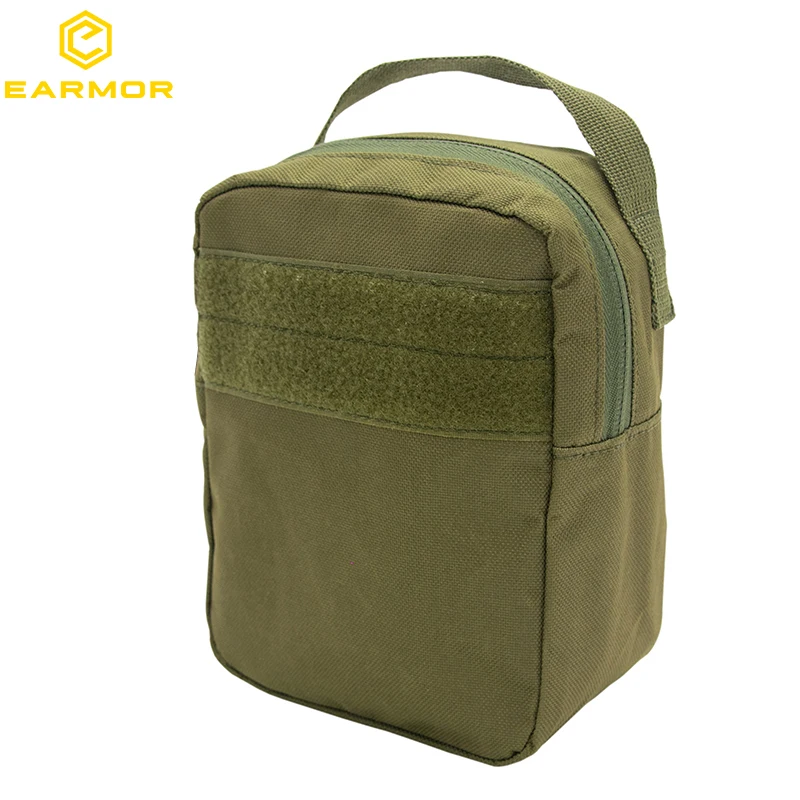 EARMOR Molle กระเป๋ากล่องเก็บยุทธวิธี Multi-Function Carry เหมาะสําหรับ Earmuffs M31 M32 M31H M32H หูฟัง