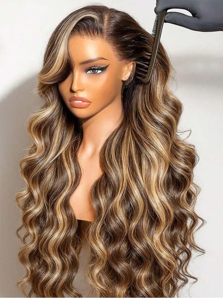 

250% ПлотностьP4/27, парик спереди, человеческие волосы, объемная волна, прозрачные бразильские девственные человеческие волосы, парики, детские волосы