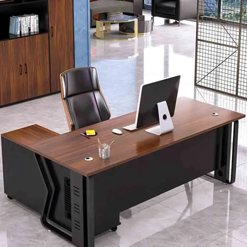 Conference Standing Office Desks Drawers Modern Meeting Boss Office Desk Wooden Keyboard Scrivania Ufficio Lavoro Room Furniture