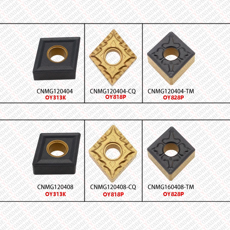 BEYOND CNMG 120404 120408 Carbide Inserts CNMG120404 CNMG120408 CNMG120412 MQ MS HS MA HA CQ TM ΟΥ515M ΟY818P ΟΥ828P OY313K CNC