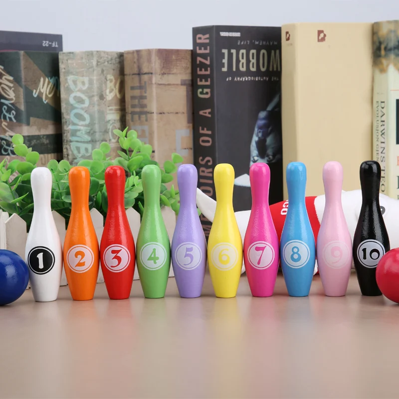 Bowling Set Education Toys For Kids Toddlers Animal Number Learning  Indoor Outdoor Sports Games Toys for Kids Baby Gift