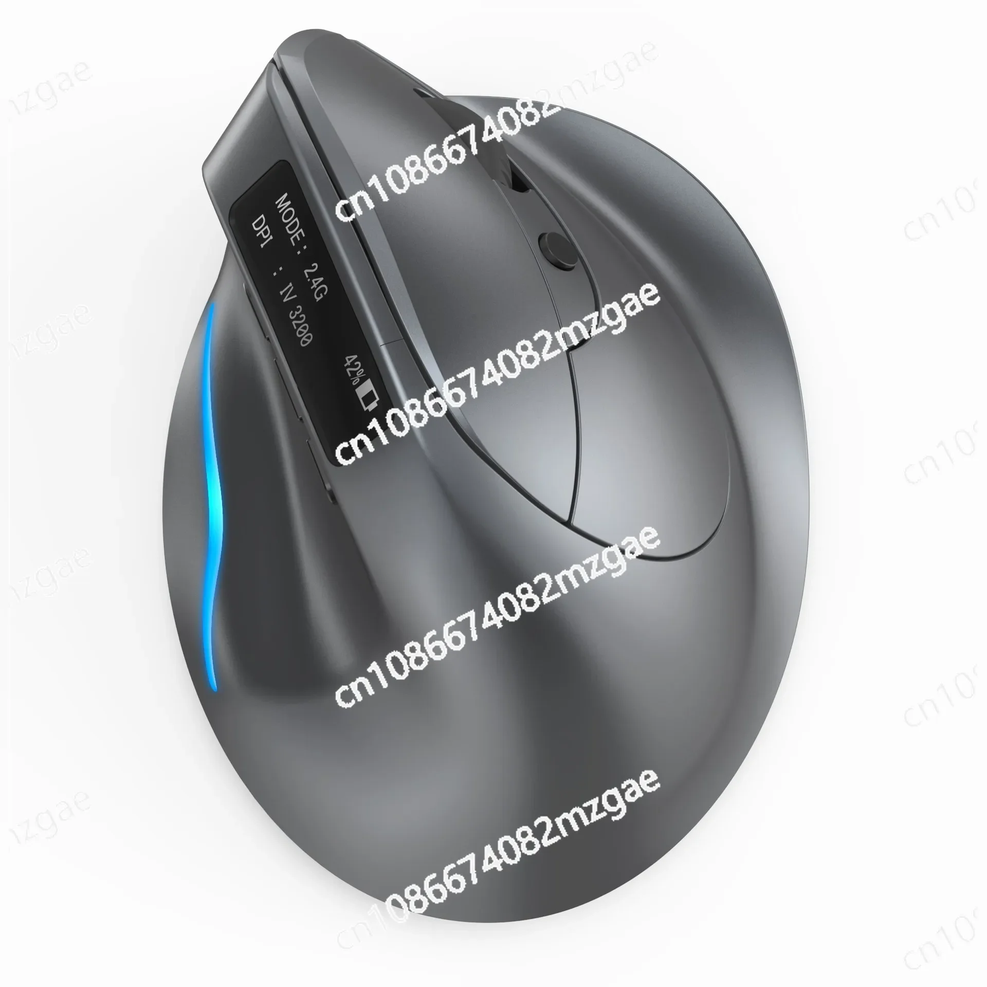 F-26C display screen Bluetooth wireless charging dual-mode grip vertical anti mouse hand mouse