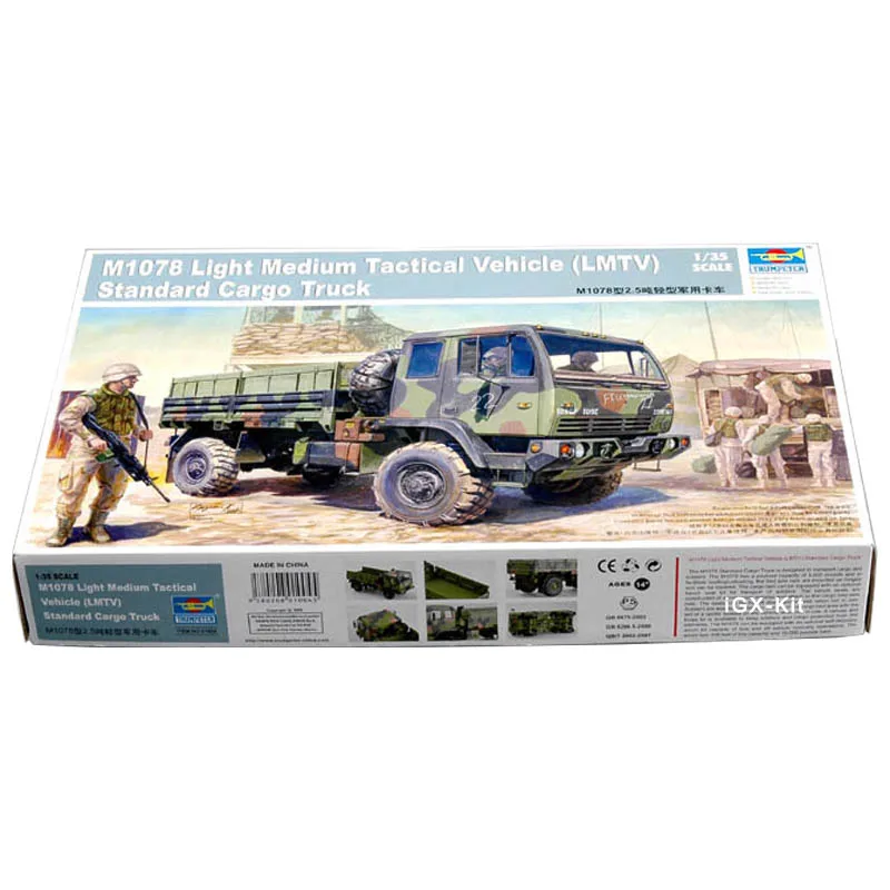 

Trumpeter 01004 1/35 US M1078 LMTV Standard Cargo Truck 2.5T Military Car Children Gift Toy Plastic Assembly Building Model Kit