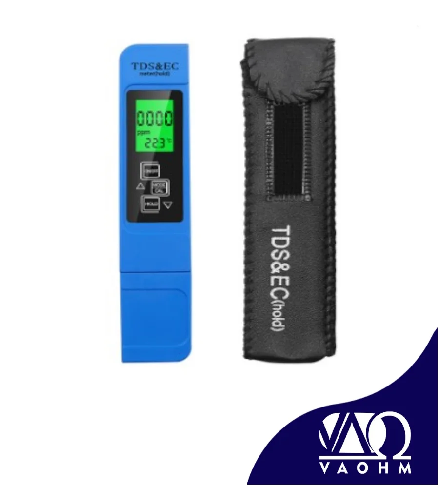 TDS water quality testing pen EC meter conductivity testing pen Celsius Fahrenheit temperature three in one drinking water test