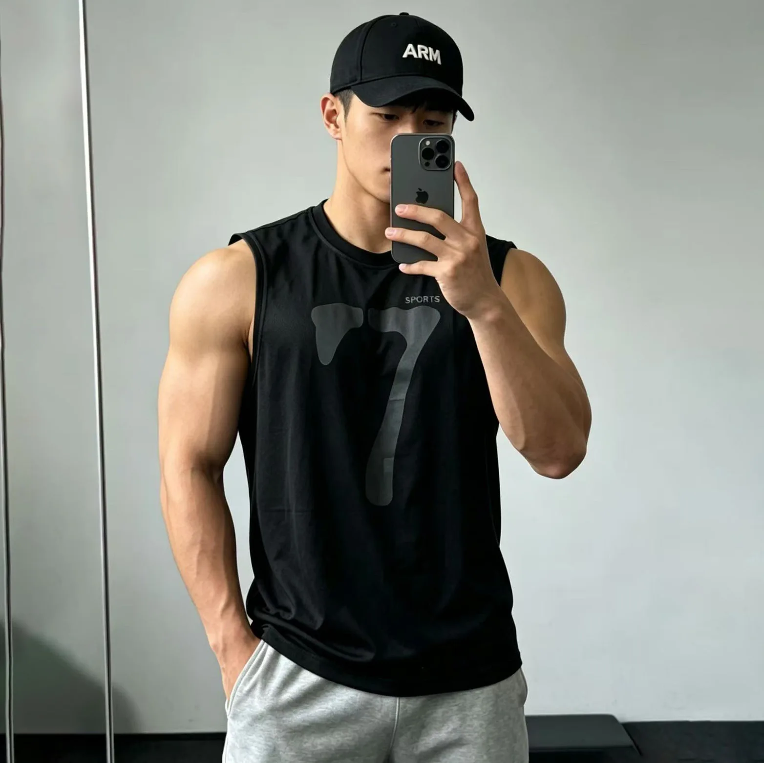 Summer Men's Basketball Jersey 7 Men's Sleeveless Original T-Shirt Training Basketball Vest Sports