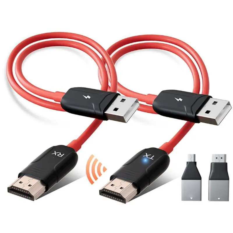 

T23C Wireless -Compatible Transmitter And Receiver 1080P Mirroring Adapter Computer Video/Audio/Files To TV
