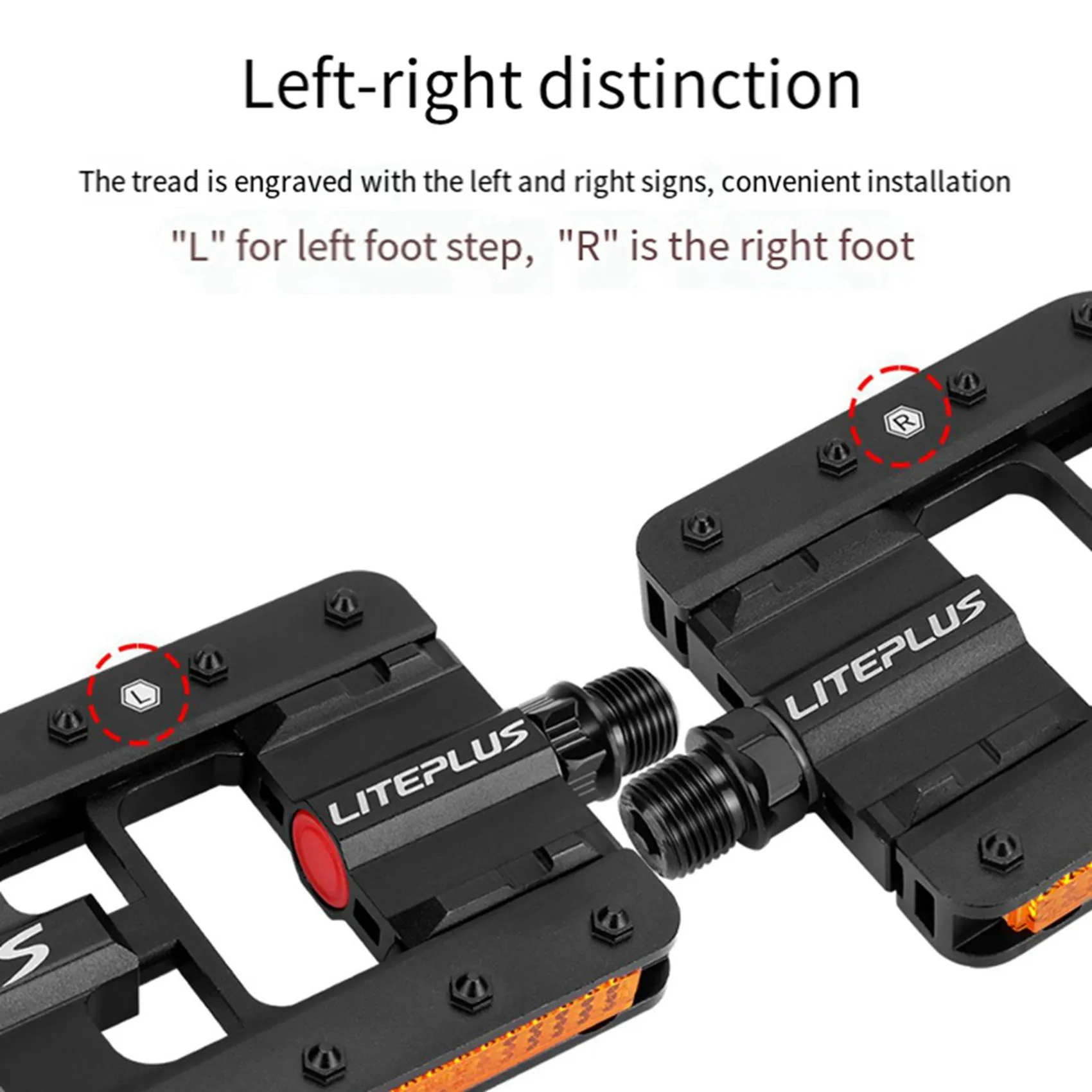 4x liteplus pedais dobráveis de bicicleta de liga de alumínio anti-skid windward pedais de bicicleta dobráveis de roda pequena, d