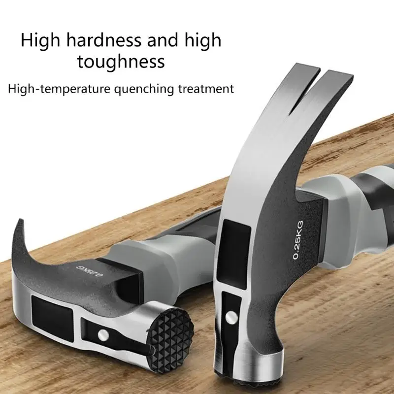 

Multifunctional Heavy Duty Claw Hammer Straight Claw Hammer with Shock Absorbing