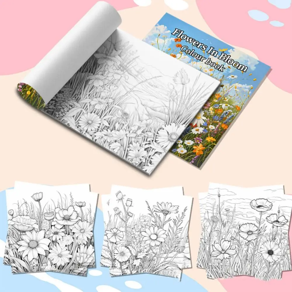 20 sheets Merry Christmas Paper Coloring Book Multi Theme Graffiti Doodles Book Castle butterfly Montessori Drawing Gift