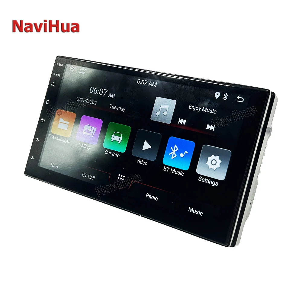 

Navihua 7 Inch Universal Android Double Din Multimedia Radio Stereo Monitor GPS Navigation Car o Video DVD Player Head Unit
