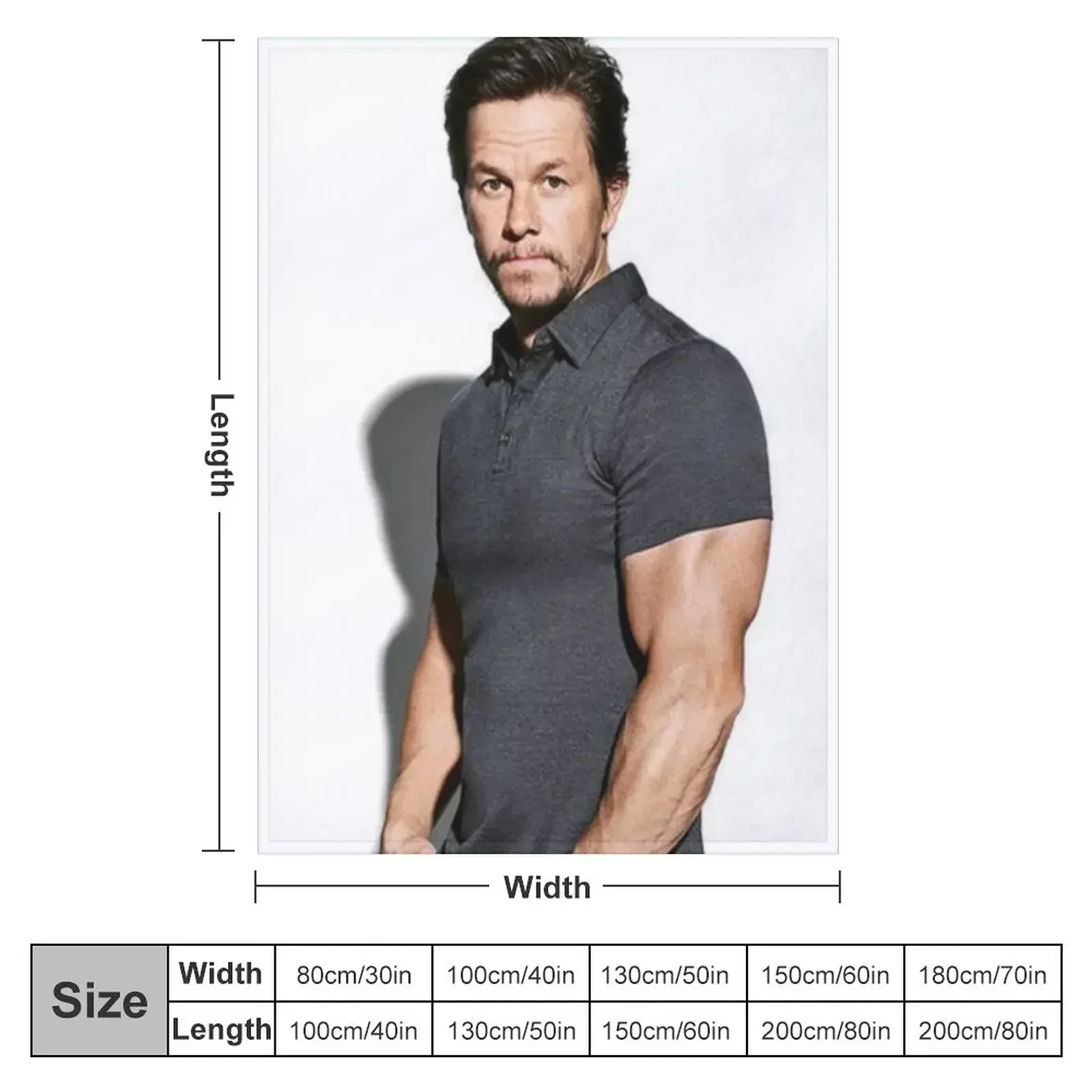 mark wahlberg Throw Blanket Heavy Stuffeds Blankets