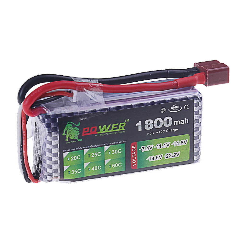 3S 11.1V Lipo Batterij Deans T/Xt60 1500Mah 1800Mah 2200Mah 2800Mah 4200Mah 5200Mah 7200Mah Voor Rc Auto Truck Buggy Raceboot