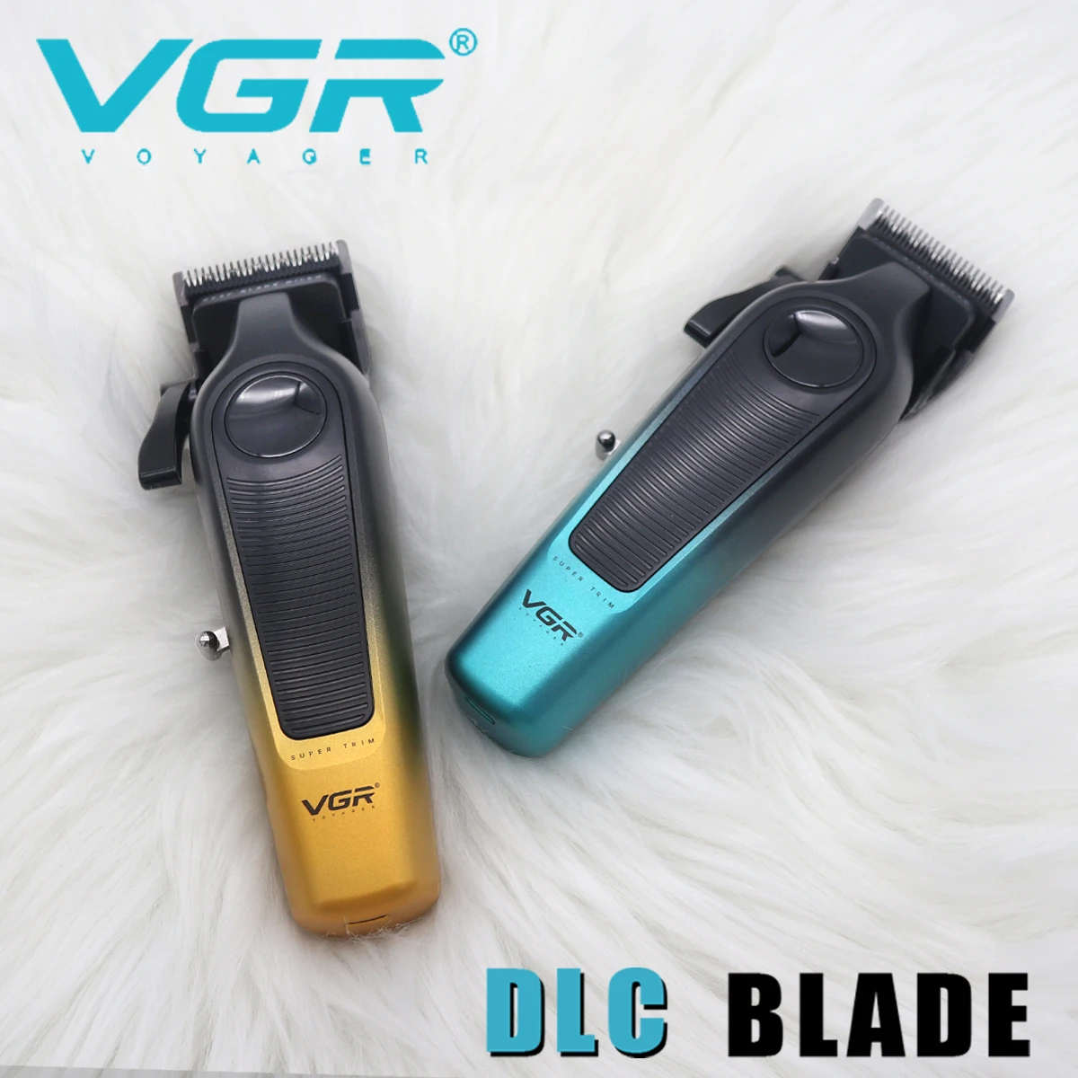 

VGR V196 Профессиональная машинка для стрижки волос DLC Blade 7000RPM со светодиодным дисплеем Машина для стрижки волос Парикмахерская Машина для отделки волос для мужчин