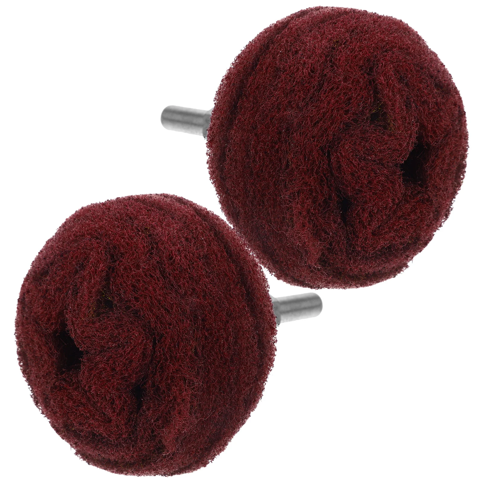 

2 Pcs Abrasive Polishing Wheel Drills Bits Kit Buffer Attachment Electric Cleaning Pads for Sanding Polisher Scouring Iron