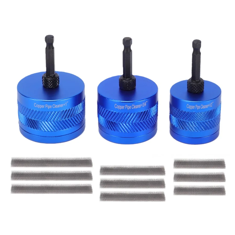 Durable Spiral Pipe Cleaning Brush Set Fits 3/4 Inch Pipe Fits 1/2 Inch Pipe Drill Attachment Brush Fits 1 Inch Pipe