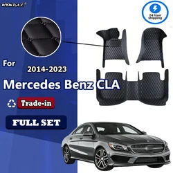 Car Floor Mats For Mercedes Benz CLA C118 2014 2015 2016 2017 2018 2019 2020 2021 2022 2023 Car Accessories