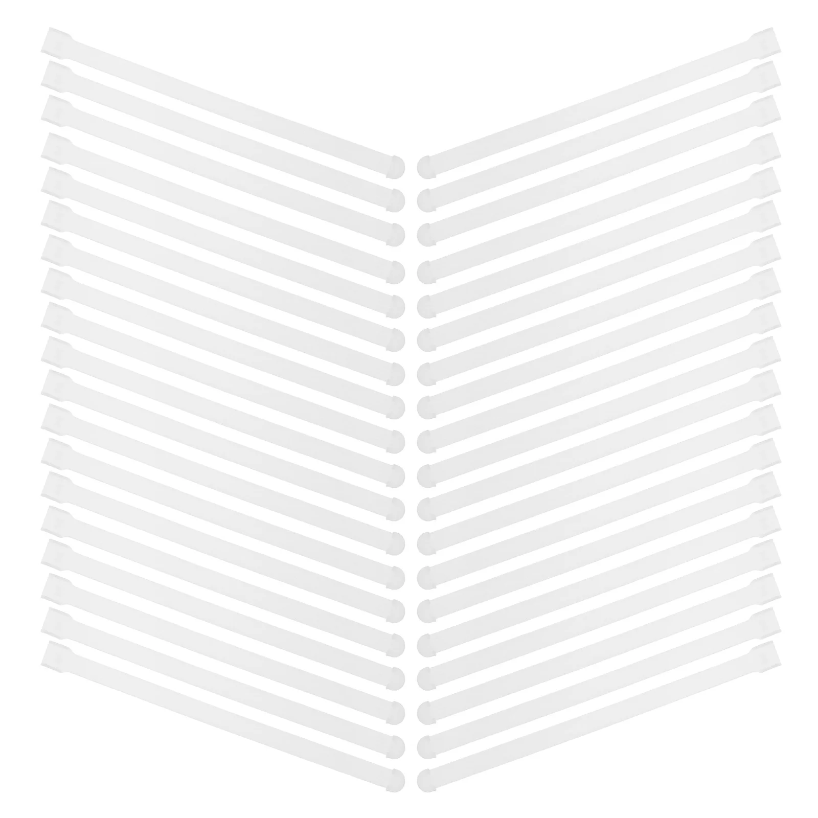 

50pcs Vertical Blind Repair Kit 117Mm Replacement Brackets Straps For Easy Installation Window Treatments Repair Carrier