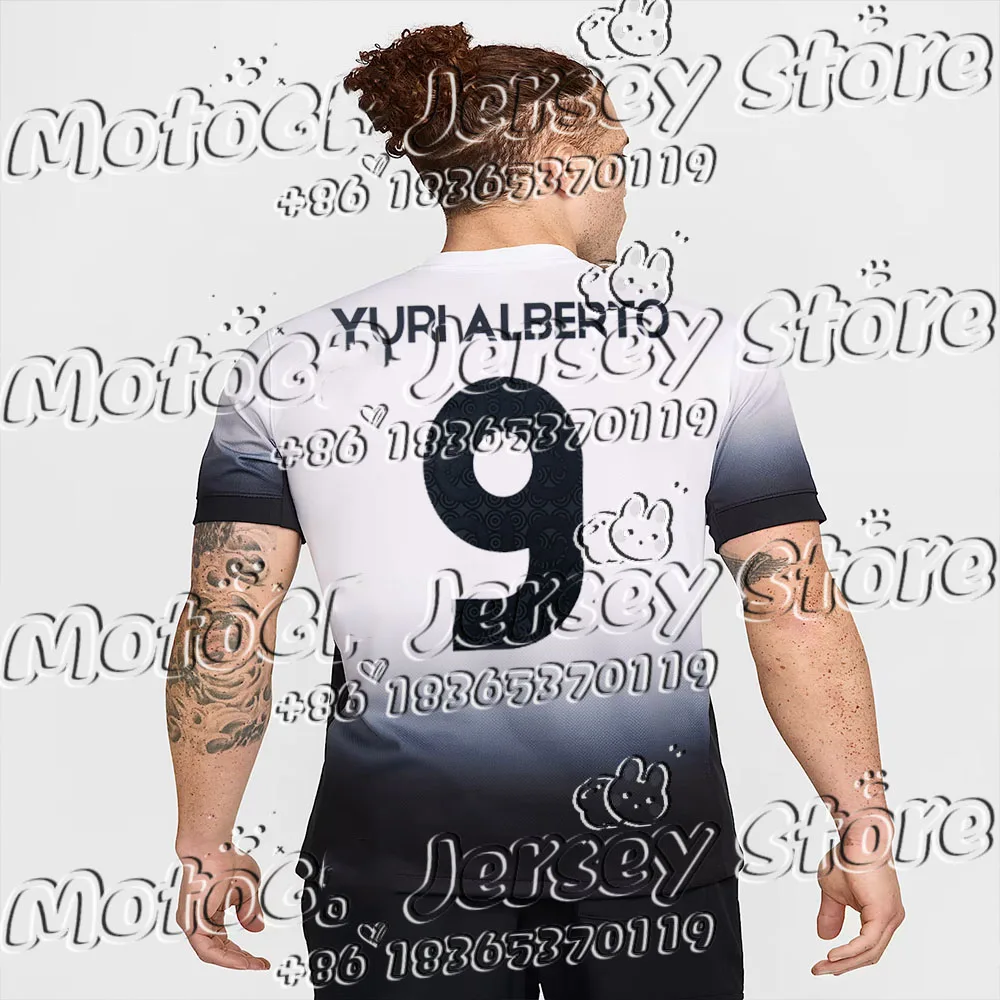 

Moto New Arrivals #9 Alberto T-Shirt 3D Printed Short-Sleeved Crew Neck Football Jersey 2025 Summer Men’s Oversized Sports shirt