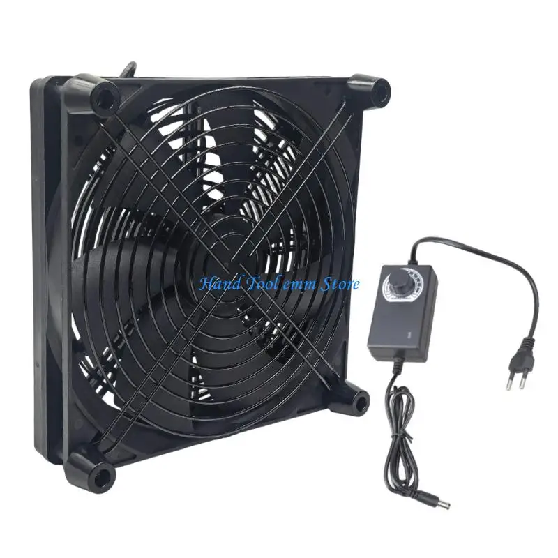 H37F 18cm AC110V 220V Adjustable Speed Cooling Fan For Gaming Consoles Computer