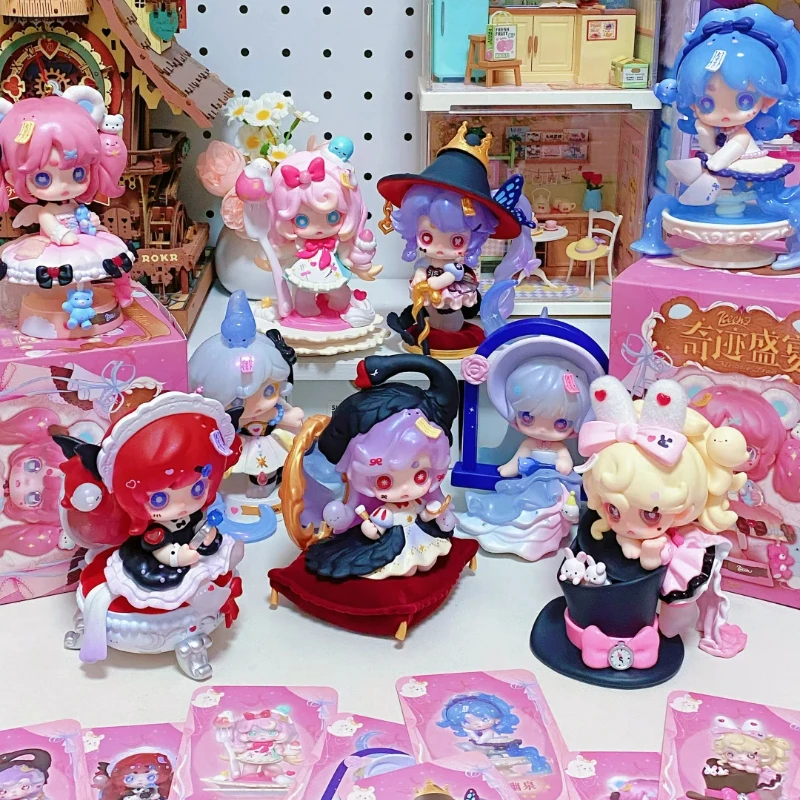 

Keeno V4 Miracle Feast Series слепая коробка милая аниме-фигурка Keeno кукла Mystery Box Kawaii настольный орнамент модель игрушка-сюрприз в подарок