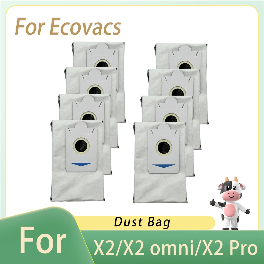 Dust bags For Ecovacs X2 omni / X2 Pro / DEX86 Parts Activated Carbon Vacuum Bag Tube Cleaner Bag Accessories