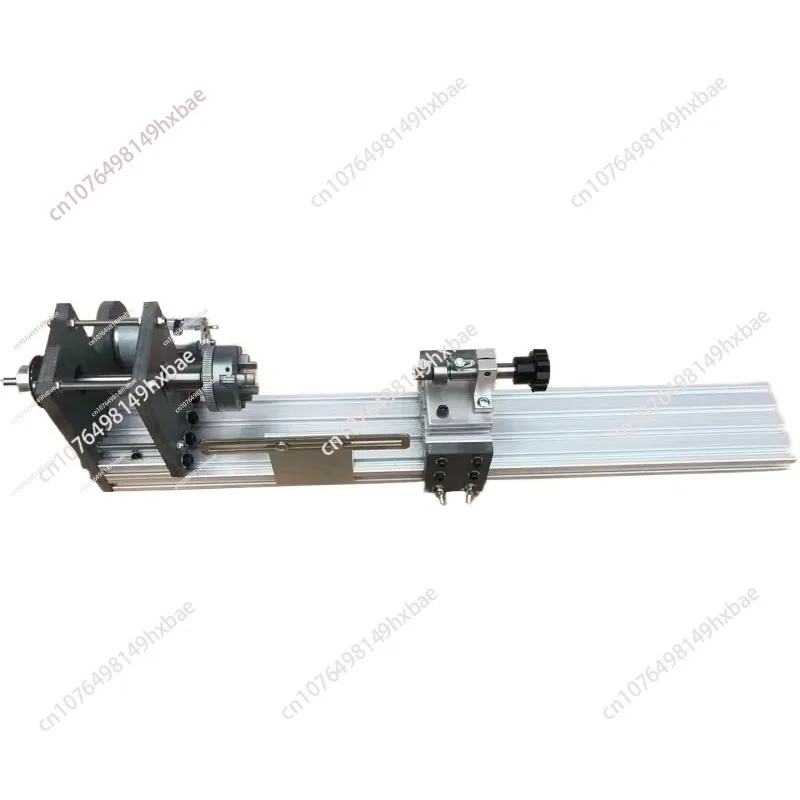 Lathe Polishing Machine Mini Metal Woodworking Lathe Stepless Speed Regulation High Precision Mini Lathe Beads Machine 220V