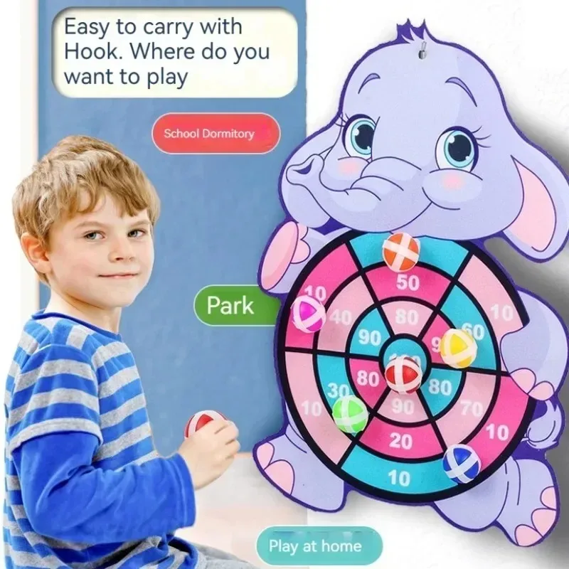 لعبة رمي السهام مونتيسوري الهدف الرياضية للأطفال من عمر 4 إلى 6 سنوات في الهواء الطلق والداخلية للفتيات كرة لزجة هدية للأولاد