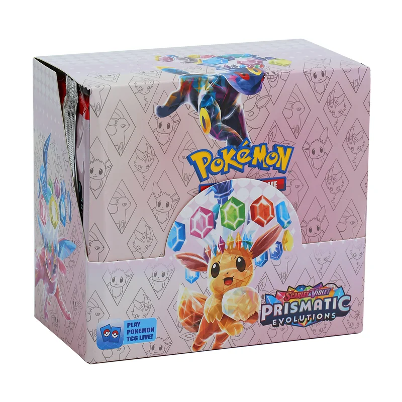 360 Karten Pokémon Sammelkarten 1. Edition 30. Jubiläum Prismatic Evolutions Englische Booster-Packungen Kampf-Sammelgeschenke Spielzeug