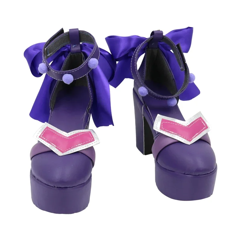Caitlyn-zapatos de Cosplay LOL, accesorios de Cosplay para el Día de San Valentín, mazos de corazón y albergro, botas de Carnaval de Halloween, zapatos de Anime hechos a medida