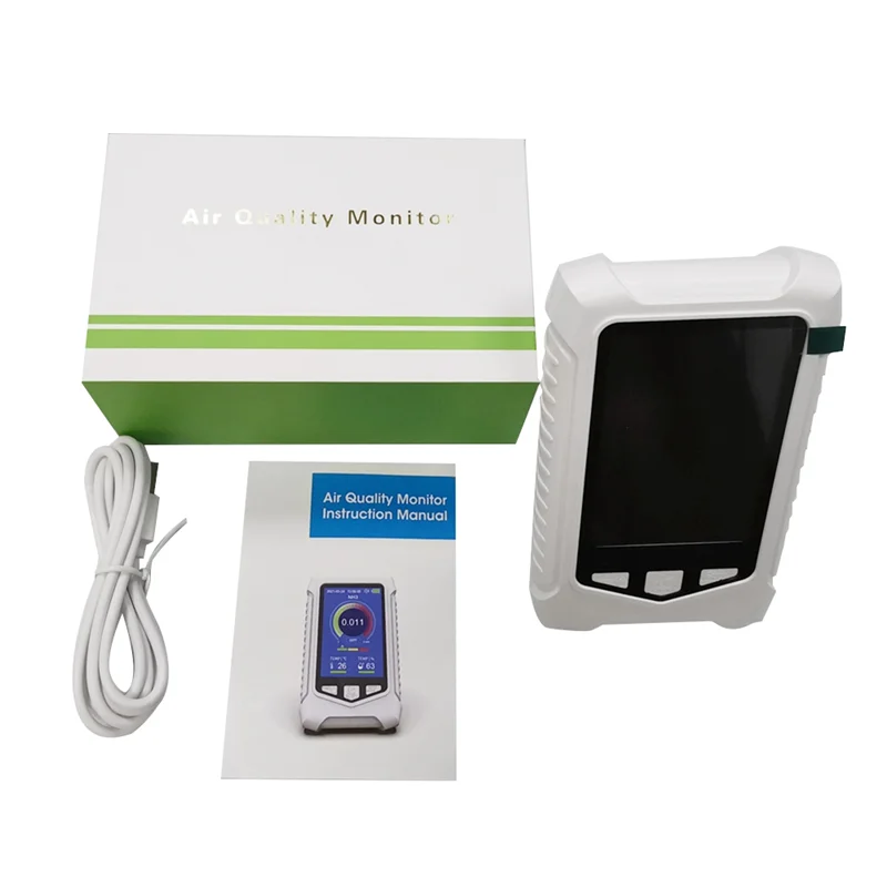 A22I Air Quality Monitor, Ammonia Test Meter 3.5 Inch LCD NH3 Concentration Tester Ammonia Detector Ammonia Alarm Device