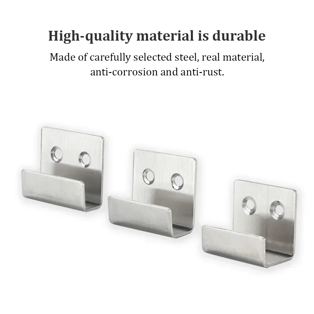 

2/3/5 pieces - U-shaped stainless steel tile hanger, home living room display board hanger, clothes hanger, clothes hanger