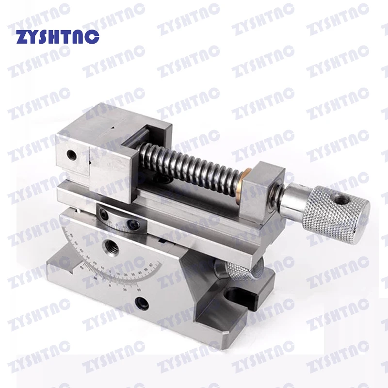 Imagem -05 - High Precision Ângulo Ajustável Parafuso Universal Grinder Vise Parafuso Sine Slope Ferramenta de Aço Inoxidável 25 4