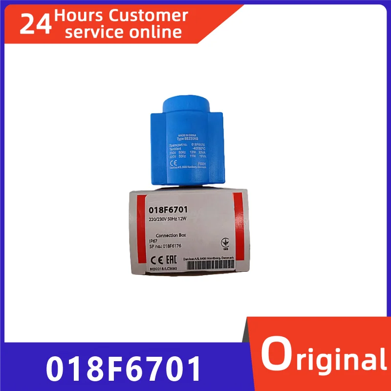 

Совершенно новая оригинальная катушка электромагнитного клапана BE230AS 018F6701 BE230AS 018F6176