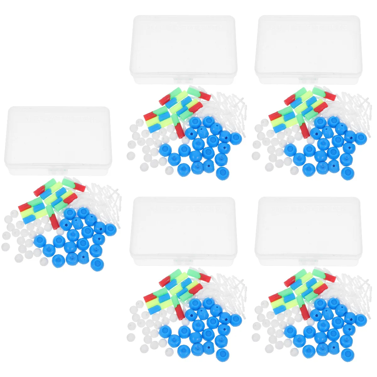 

5 Sets Teaching Model Molecular Models Kit Decor Plastic Science Educational Student Classroom