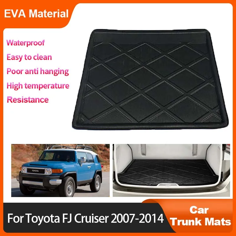 

For Toyota FJ Cruiser 2014-2007 2008 2010 2011 2012 Car Rear Trunk Mats Waterproof Liner Cargo Boot Storage Pad Auto Accessories