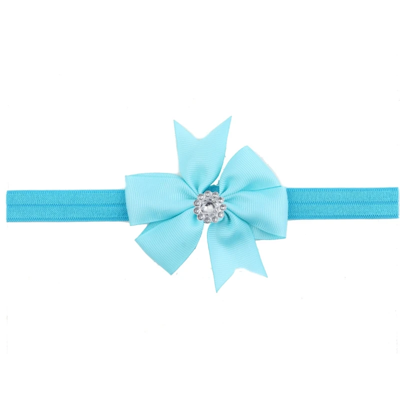 

10 Pcs/lot Hair Accessories Headbands DIY Ribbon Bow Elastic Hair Bands for Girls Newborn Baby Headwear 10 Colors
