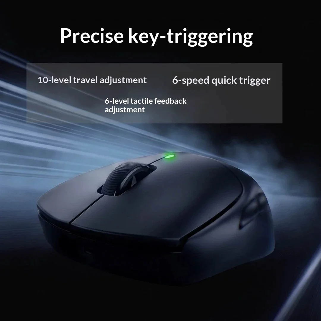 Owlx Gaming Mouse Symmetric Mold MAGS Electromagnetic Micro Switch Wireless 8K Polling Rate PAW3955 Lightweight Esports Game